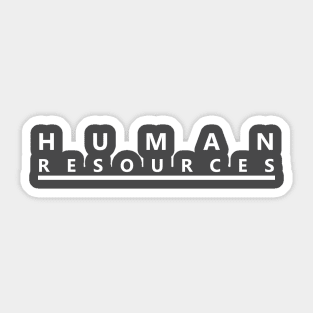 HUMAN RESOURCES (w) Sticker